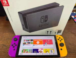 Nintendo Switch OLED Model 64GB Yellow Purple